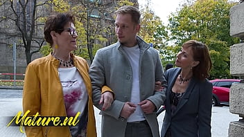 He's taking home two young mature woman porn